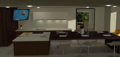Kitchen project  design by Icreate company  preview image